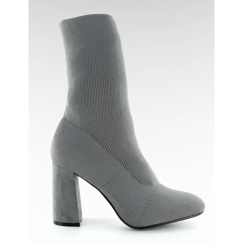 QQ-08 Šedé hvězdné ponožky šedá