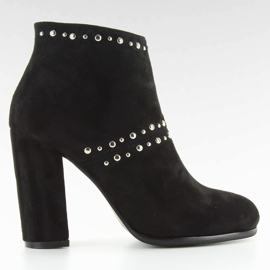 Černé vysoké podpatky M275 černý