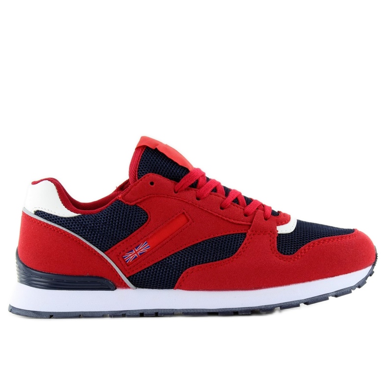 D81 RED / NAVY super pohodlné sportovní boty červené D81 RED / NAVY super pohodlné sportovní boty červené