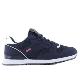 Super pohodlné sportovní boty D81 navy námořnická modř