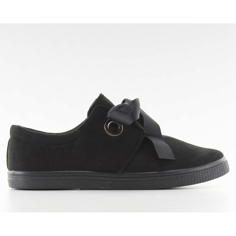 Tenisky spojené s černou stuhou JX49 černá