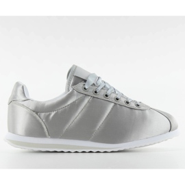 8850 šedé saténové sportovní boty šedá 8850 šedé saténové sportovní boty šedá