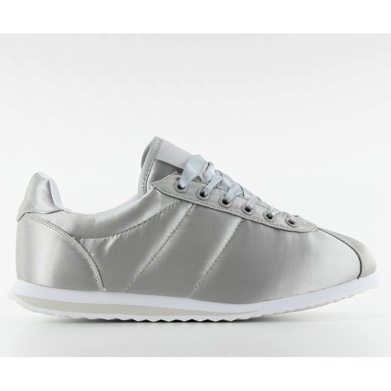 8850 šedé saténové sportovní boty šedá 8850 šedé saténové sportovní boty šedá