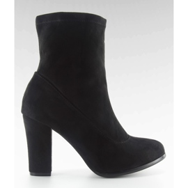 Klasické vysoké podpatky fa141 černé černý