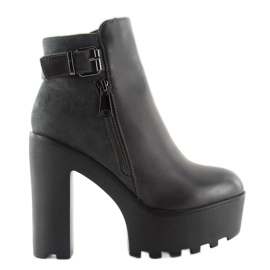 Boty na platformě 979. šedá