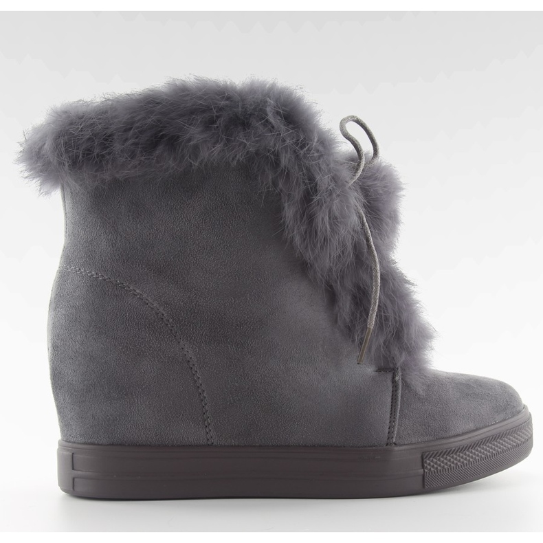 Holínky na klínku s šedým cínem nc99 šedá Holínky na klínku s šedým cínem nc99 šedá