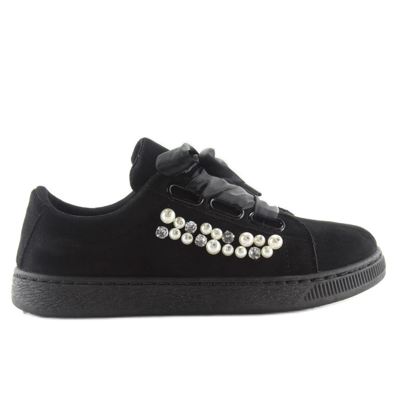 Tenisky S Pearls Black H99-11 Black černá