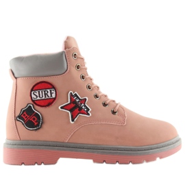 Dámské růžové nášivky Timberki Xy-19 růžový