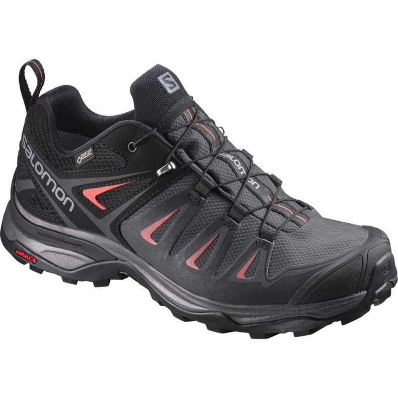 Trekové boty Salomon X Ultra 3 W L39868500 černá šedá Trekové boty Salomon X Ultra 3 W L39868500 černá šedá
