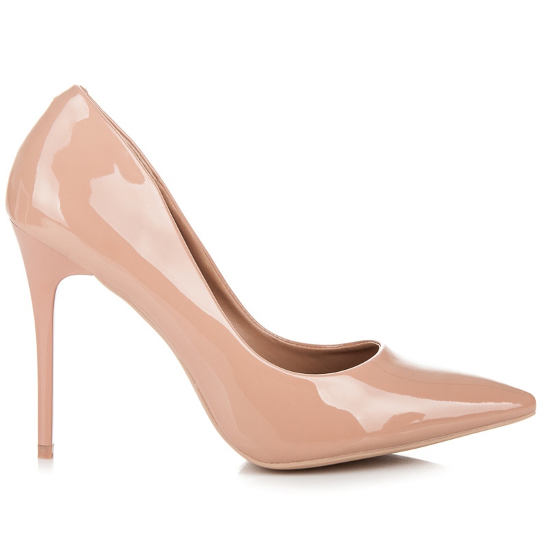 Comer Béžové lakované špendlíky béžový