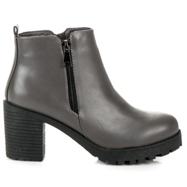 Vices New Collection Boty na zip šedá