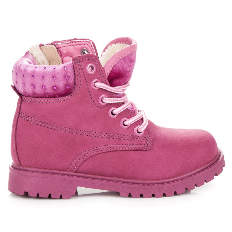 American Club Trappery s krystaly růžový