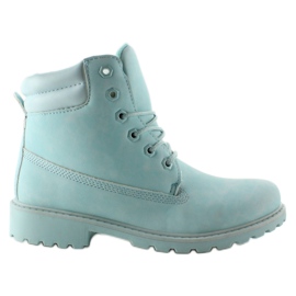 Dřevěné bloky jednobarevné modré BL83 modré modrý