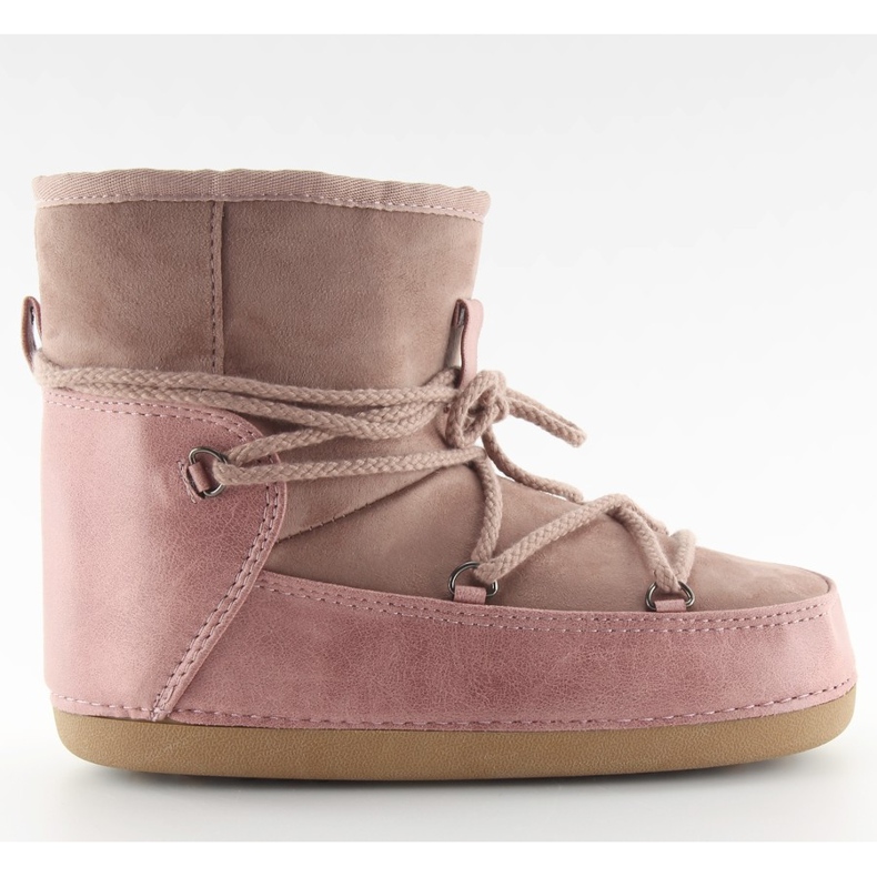 Měsíčně růžové sněhule HW9500 růžové růžový Měsíčně růžové sněhule HW9500 růžové růžový