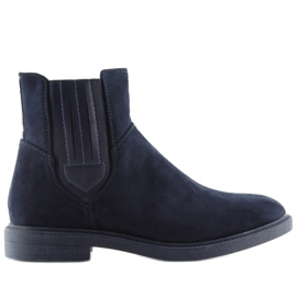 Dámské kozačky Jodhpur Navy Blue Af33 námořnická modř