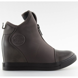 Šedé tenisky Wedge 168-129 šedé šedá