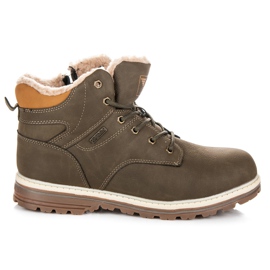 Arrigo Bello Khaki trapeři zelená Arrigo Bello Khaki trapeři zelená
