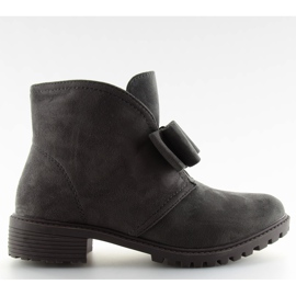 Boty se šedým lukem AT-0625-L šedé šedá