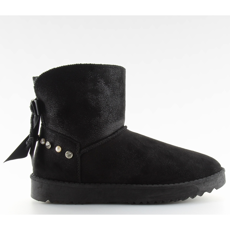 Emusy with pearls black DD60 black černá