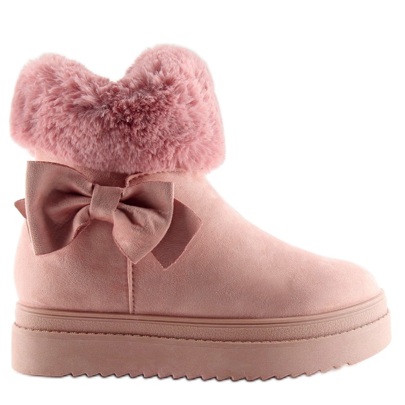 Růžové emusy klínky 8322 růžové růžový