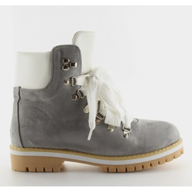 Šedé dámské lapače šedé šedá