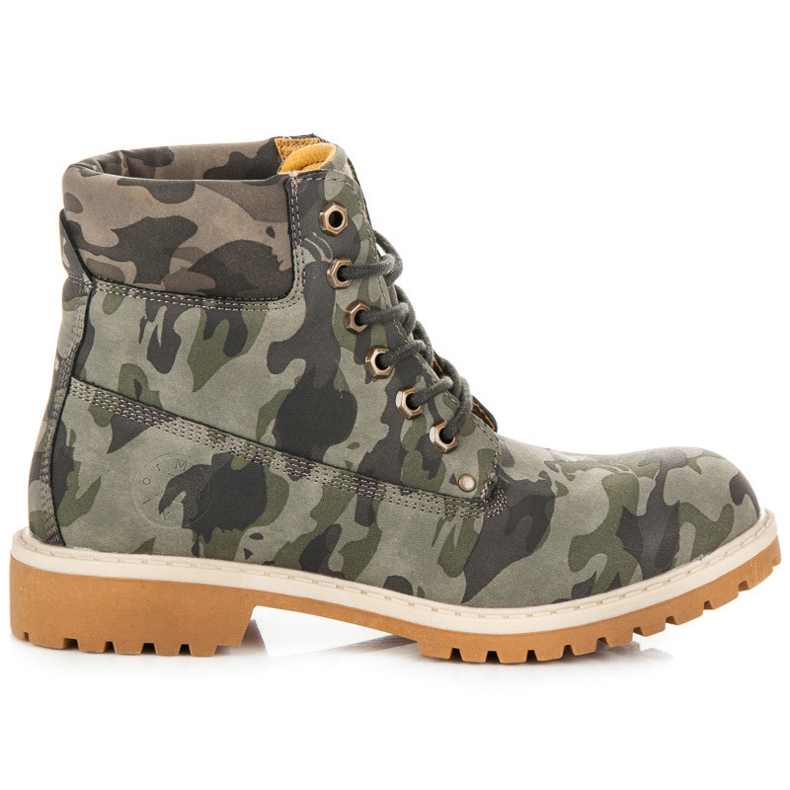 Mckeylor Dámské camo trapery zelená