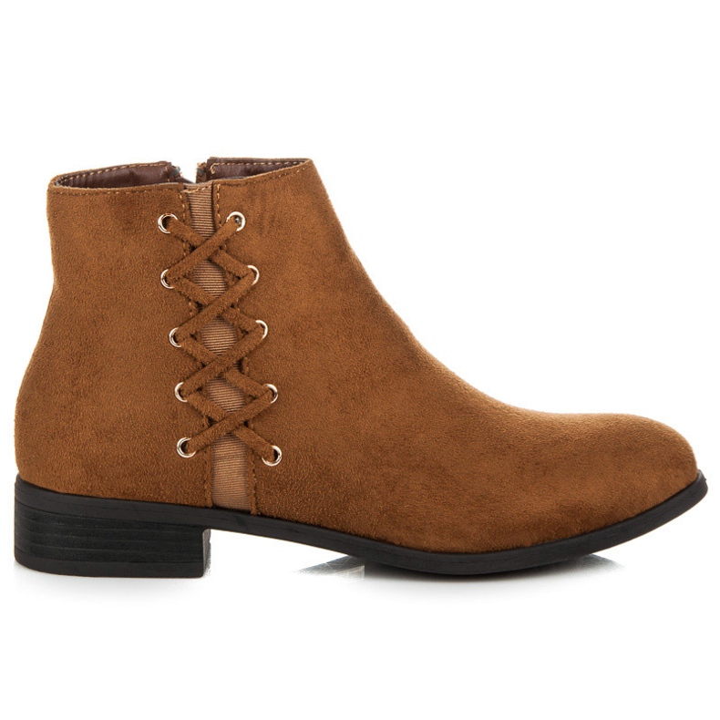 Queen Vivi Nízké kozačky hnědý