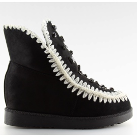 Black Wedges black DD62P black černý