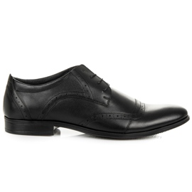 Lucca Obuv MĘSKIE - Brogsy černý