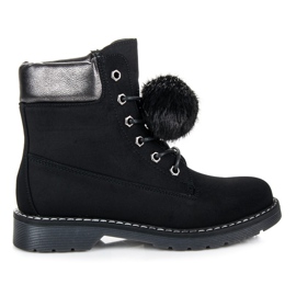 Bestelle Trappery s odnímatelnou bambulí černý