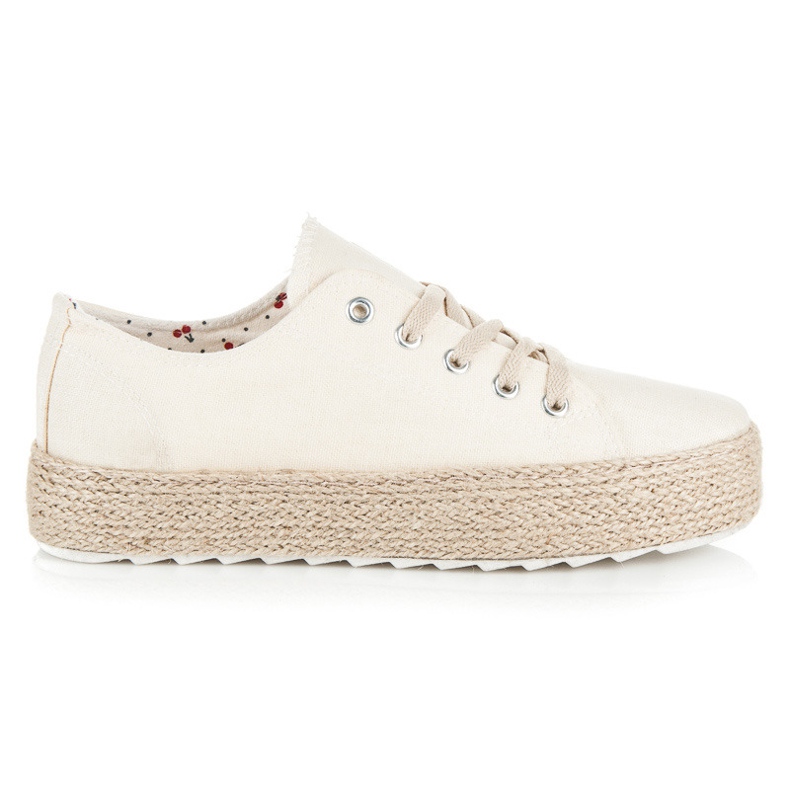 Kylie Espadrilky na platformě hnědý