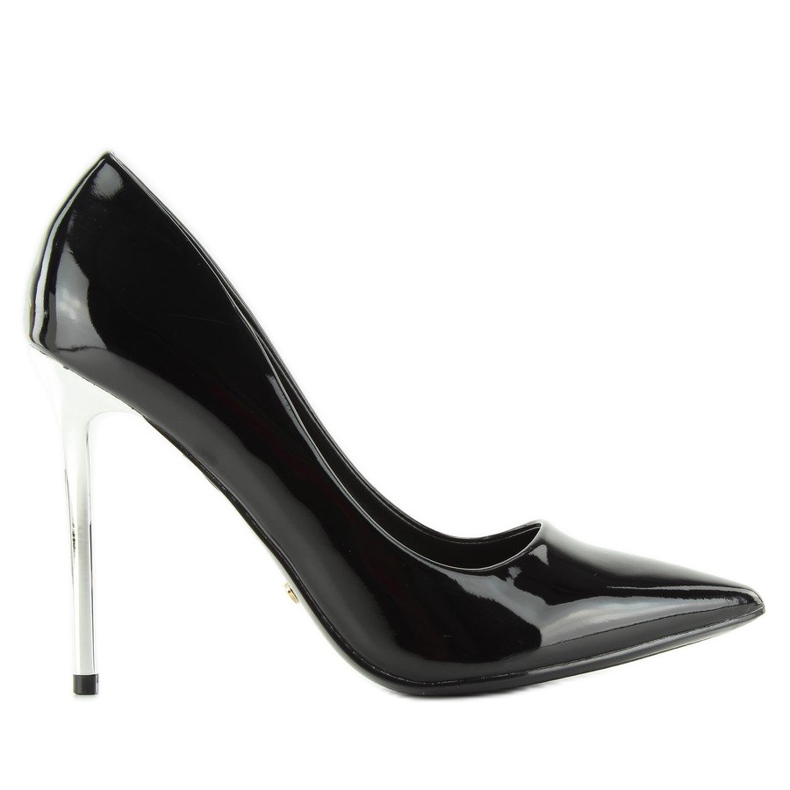 Lodičky Silver Heels black NF03 Black černá