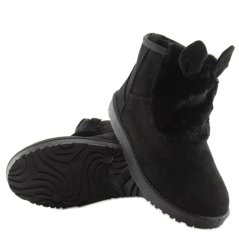 Černá emusie s ušima B198 černá Černá emusie s ušima B198 černá