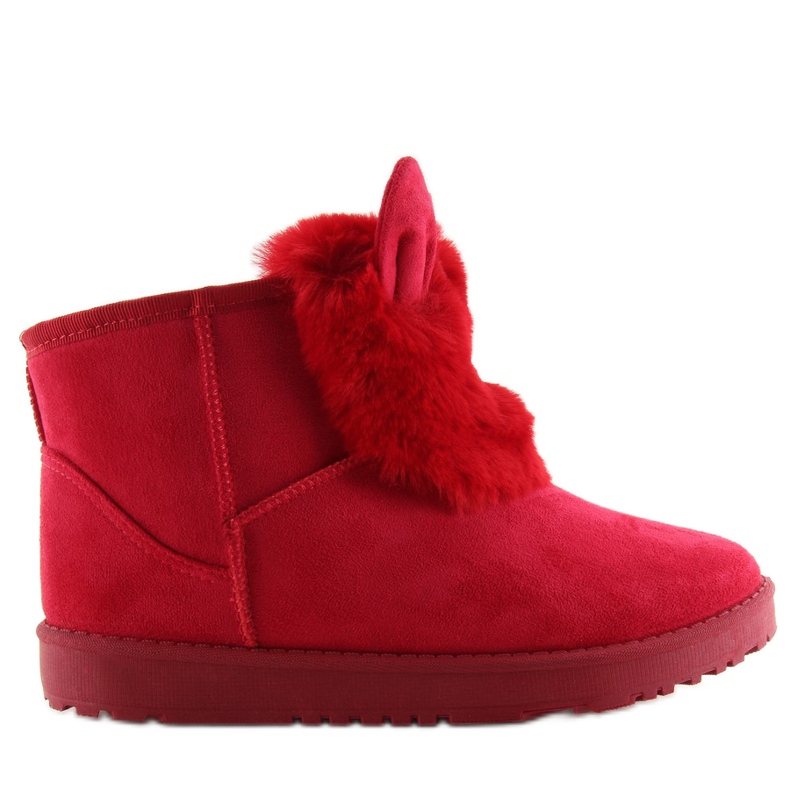 Červené emuše s knedlíkem B198 červené