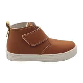 Boty na suchý zip Befado 496x Camel vícebarevný žluť