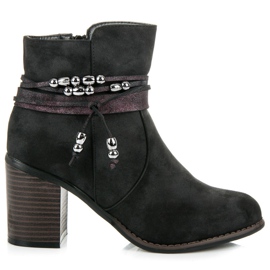 Vinceza Klasické kozačky černý