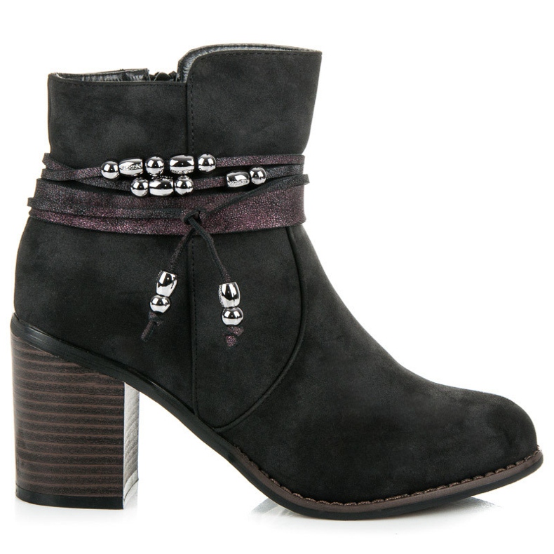 Vinceza Klasické kozačky černá