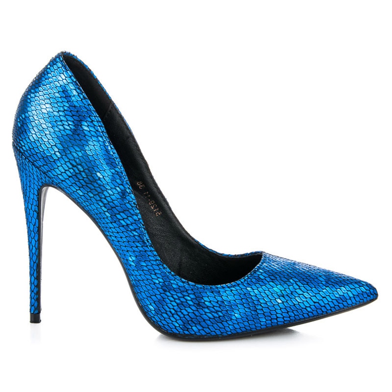 Vices Špendlíky s hadím potiskem modrý