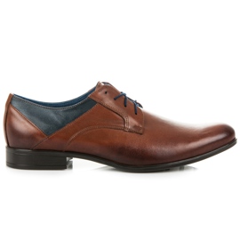 Lucca Brown Business Shoes hnědý námořnická modř
