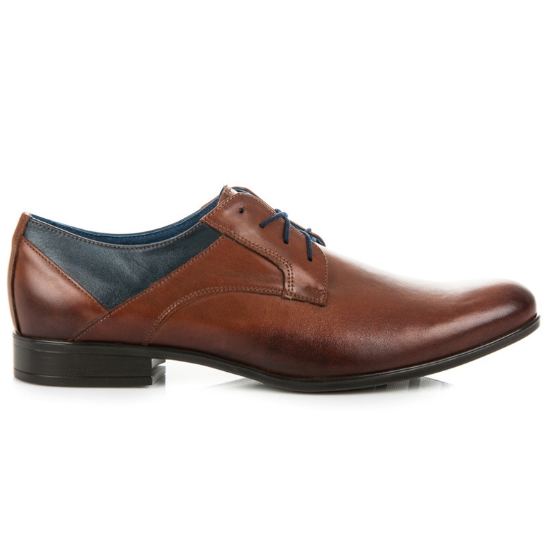 Lucca Brown Business Shoes hnědý námořnická modrá