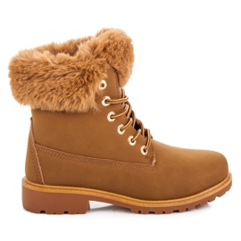 Queen Vivi Lapači velbloudů s kožešinou hnědý Queen Vivi Lapači velbloudů s kožešinou hnědý