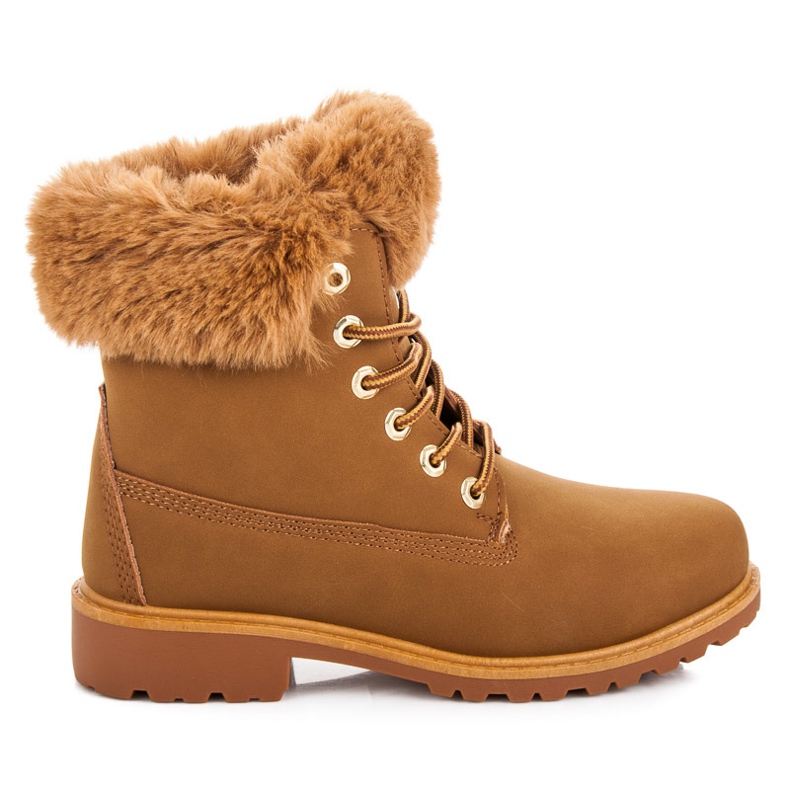 Queen Vivi Lapači velbloudů s kožešinou hnědý Queen Vivi Lapači velbloudů s kožešinou hnědý