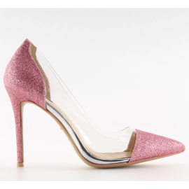 Růžové brokátové kolíky 5133 růžové růžový