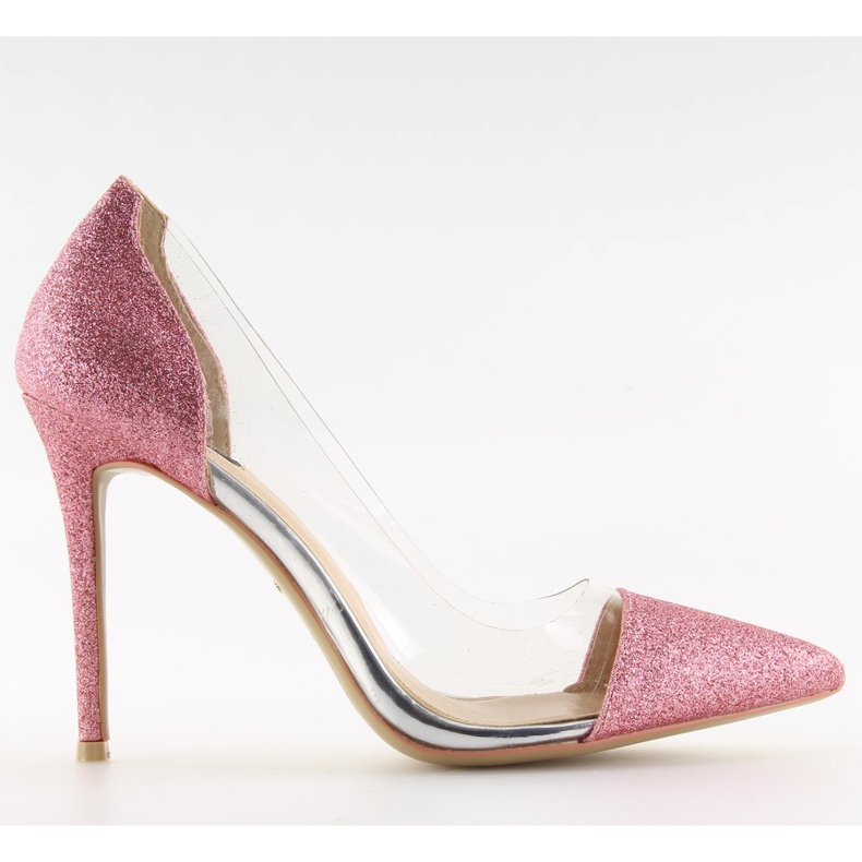 Růžové brokátové kolíky 5133 růžové růžový