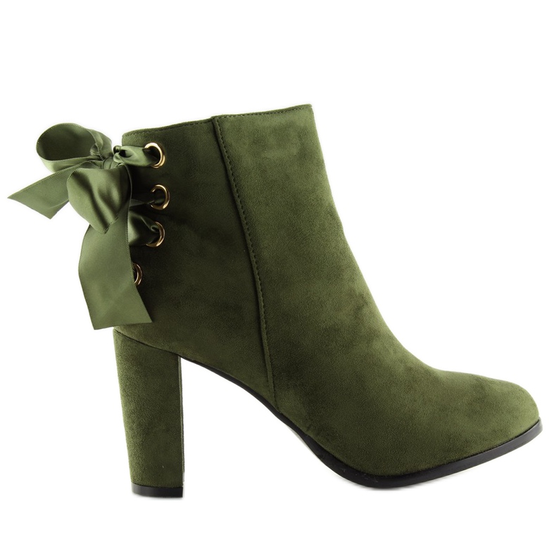 Zelené boty na sloupku A852 zelené zelená Zelené boty na sloupku A852 zelené zelená
