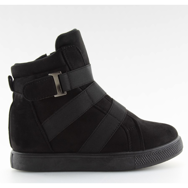 Černé tenisky s žvýkačky černé H7191 negro černá