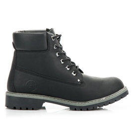 Mckeylor Pánské turistické boty s izolací černý
