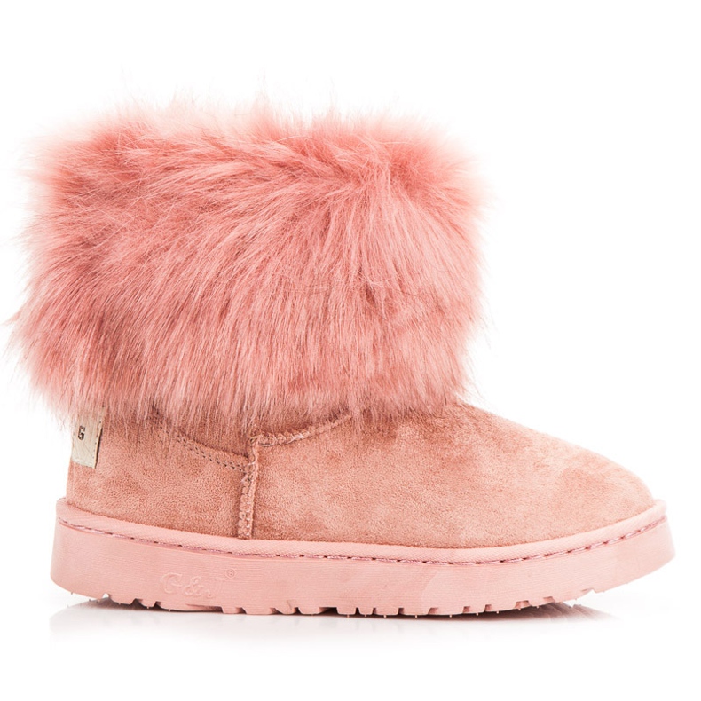 Bella Paris Růžové mukluki růžový