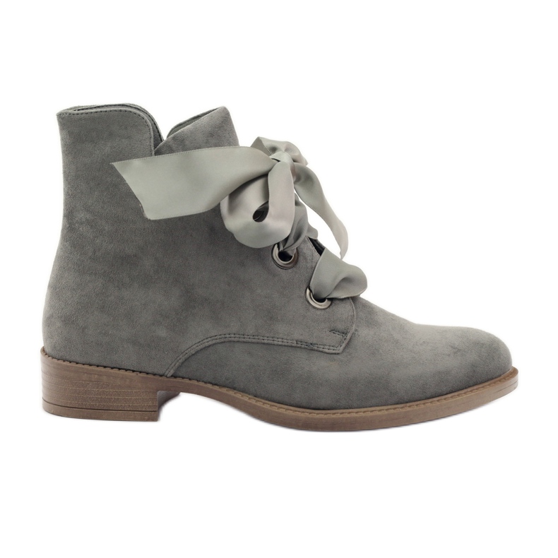 Šedé dámské boty Sergio Leone 300 šedá