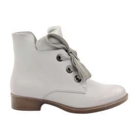 Boty Sergio Leone 300 stříbrná metalíza šedá